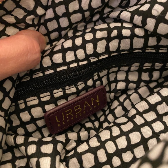 Urban Expression Maroon Crossbody Bag. NWOT - Picture 7 of 8